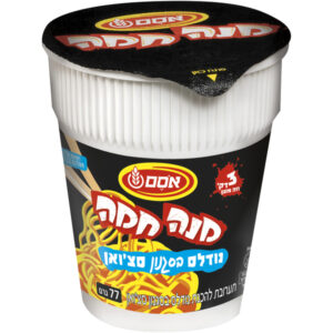 מנה חמה נודלס+ירקות ט.סצ'ואן