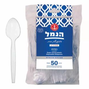 כפיות שקוף עבות במיוחד 50 יחי הנמל