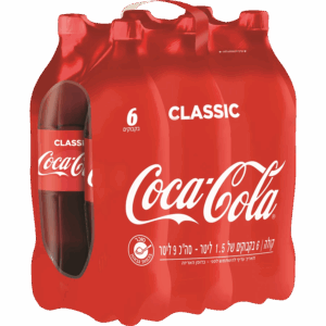 קוקה קולה, שישיה 6 * 1.5 ליטר